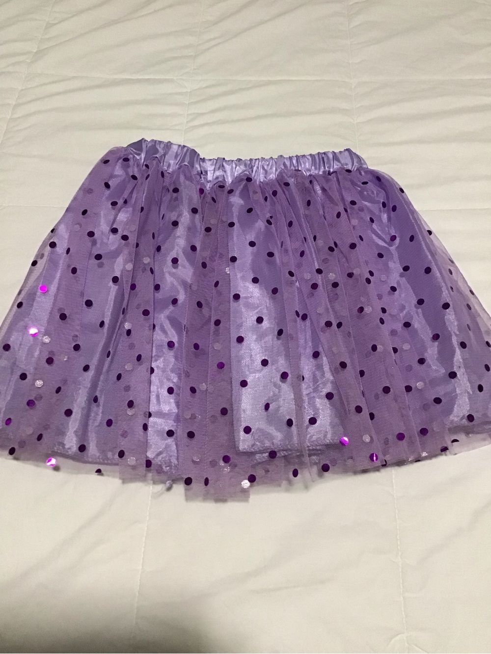 Expressions Lavender Sequin Dot Tutu Skirt 5-10